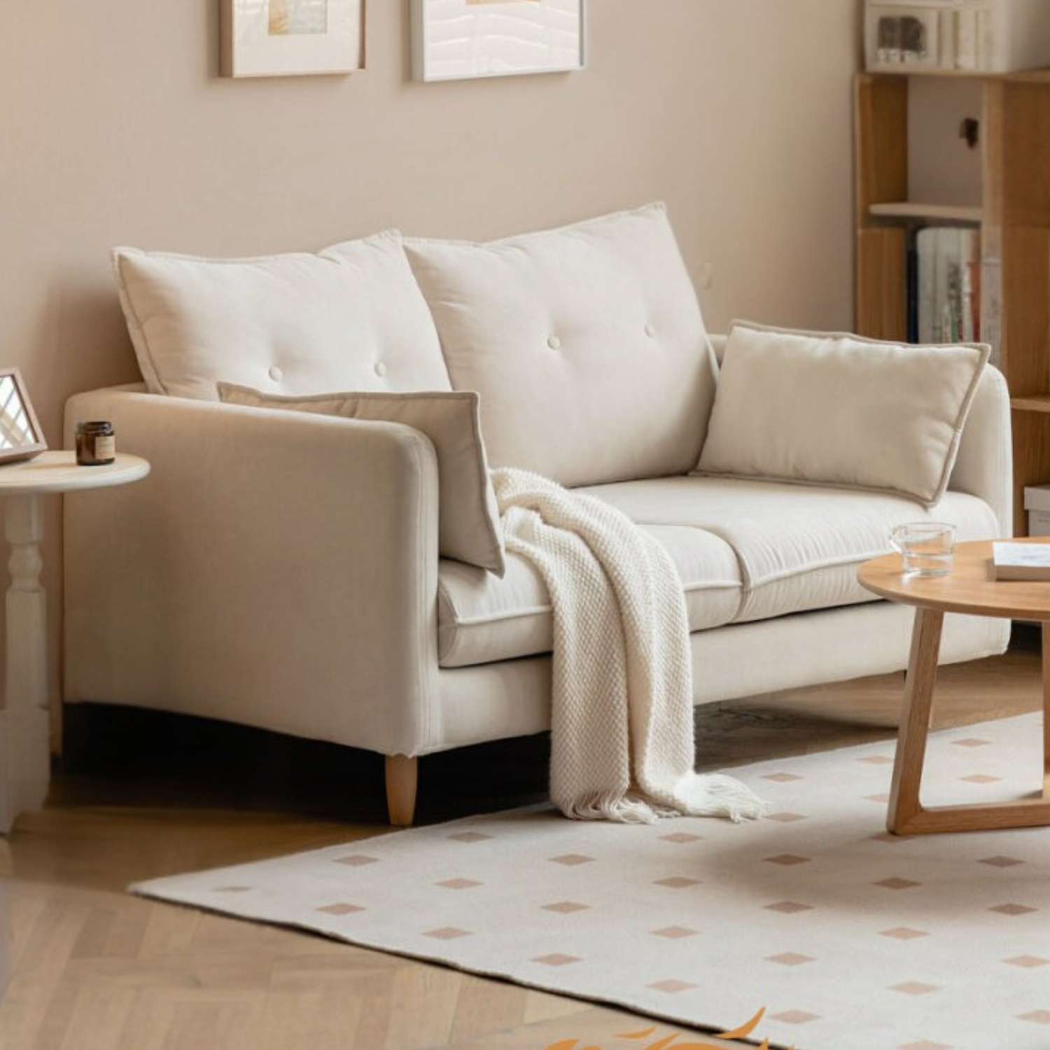 Fabric Sofa, Soft Minimalist Design