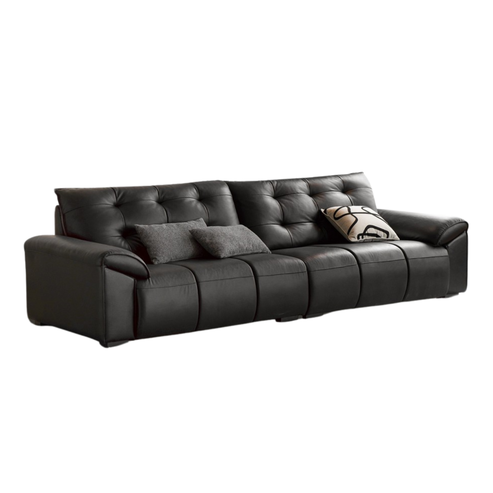 Leather modern top layer cowhide leather sofa