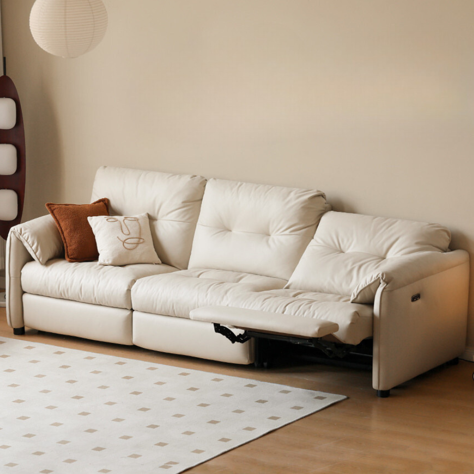 Fabric Electric White Cream Technology Functional Sofa