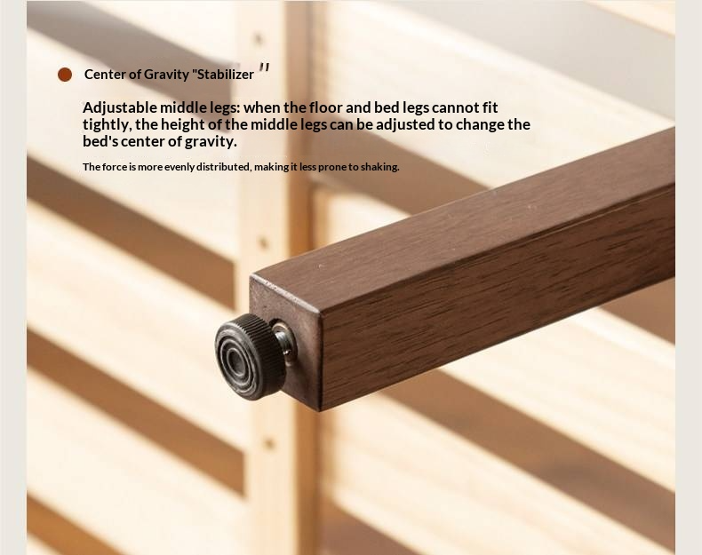 Sandalwood Solid Wood Modern Simple luminous Multifunctional Bed
