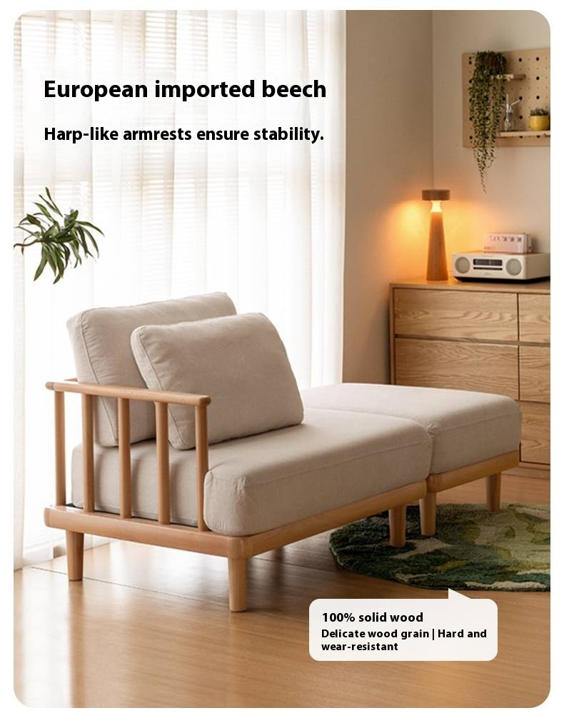 European Beech Wood Fabric Free Combination Sofa