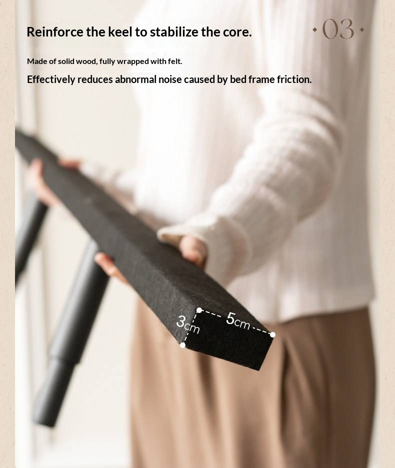 Eco-Friendly Cloud Leather Bed — French Retro Style Upholstered Fabric Bed