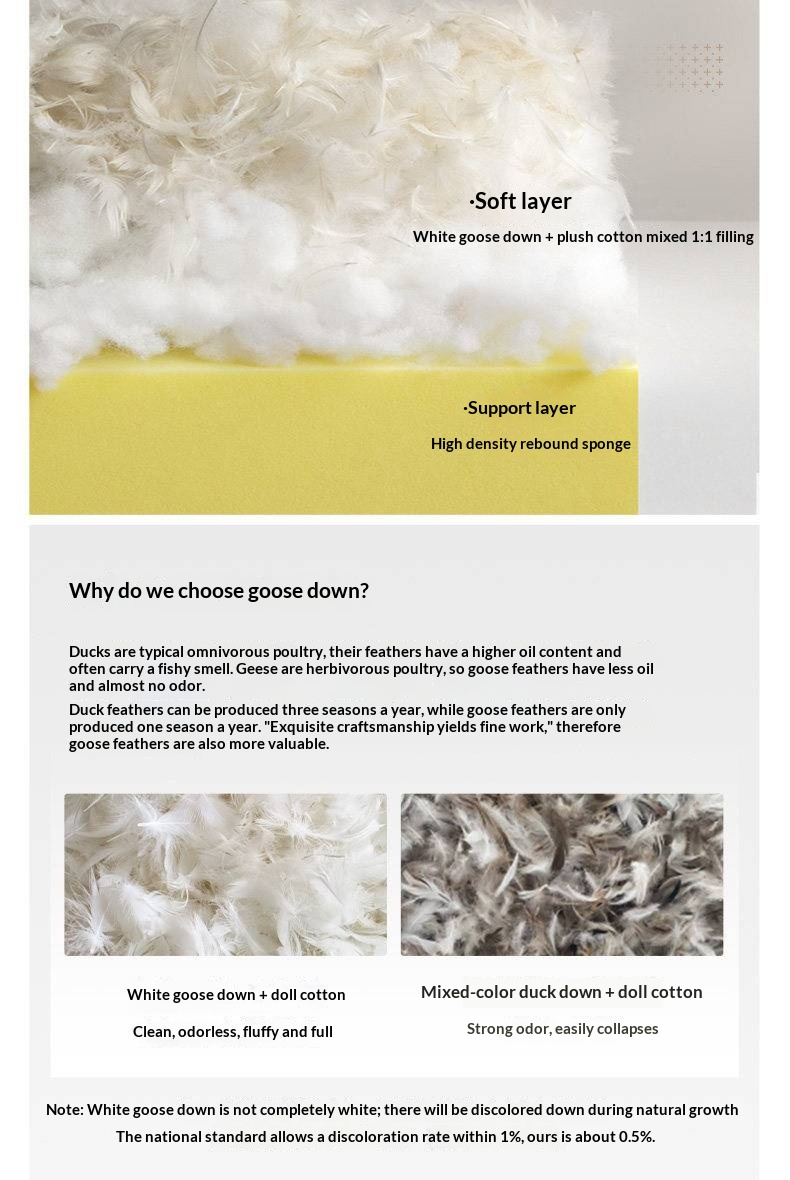 Oak Solid Wood Box Bed — Italian Light Luxury with Soft Genuine leather Backrest