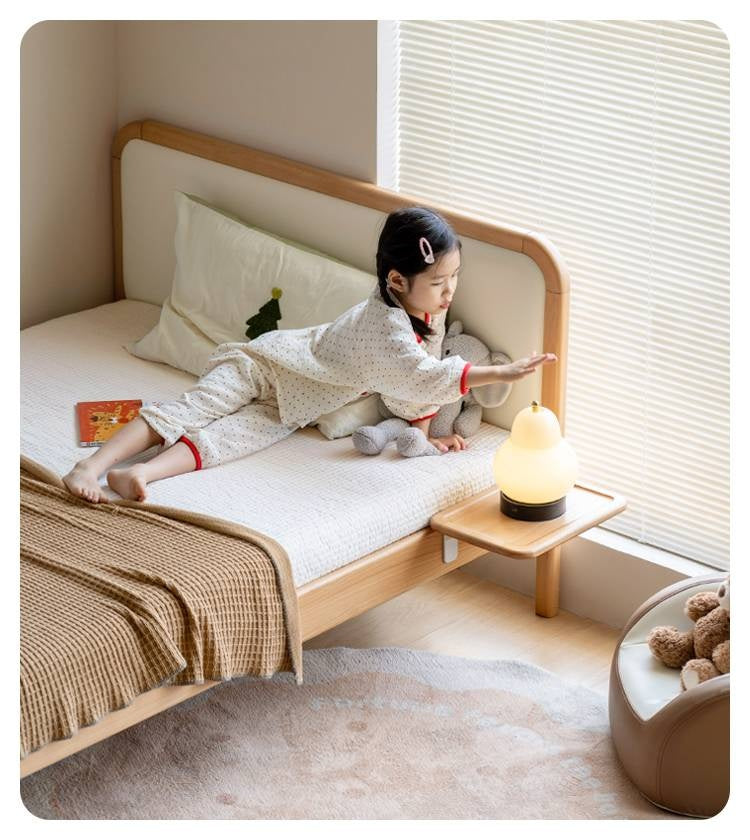 Beech Solid Wood Children's Creative Bedside Storage Rack