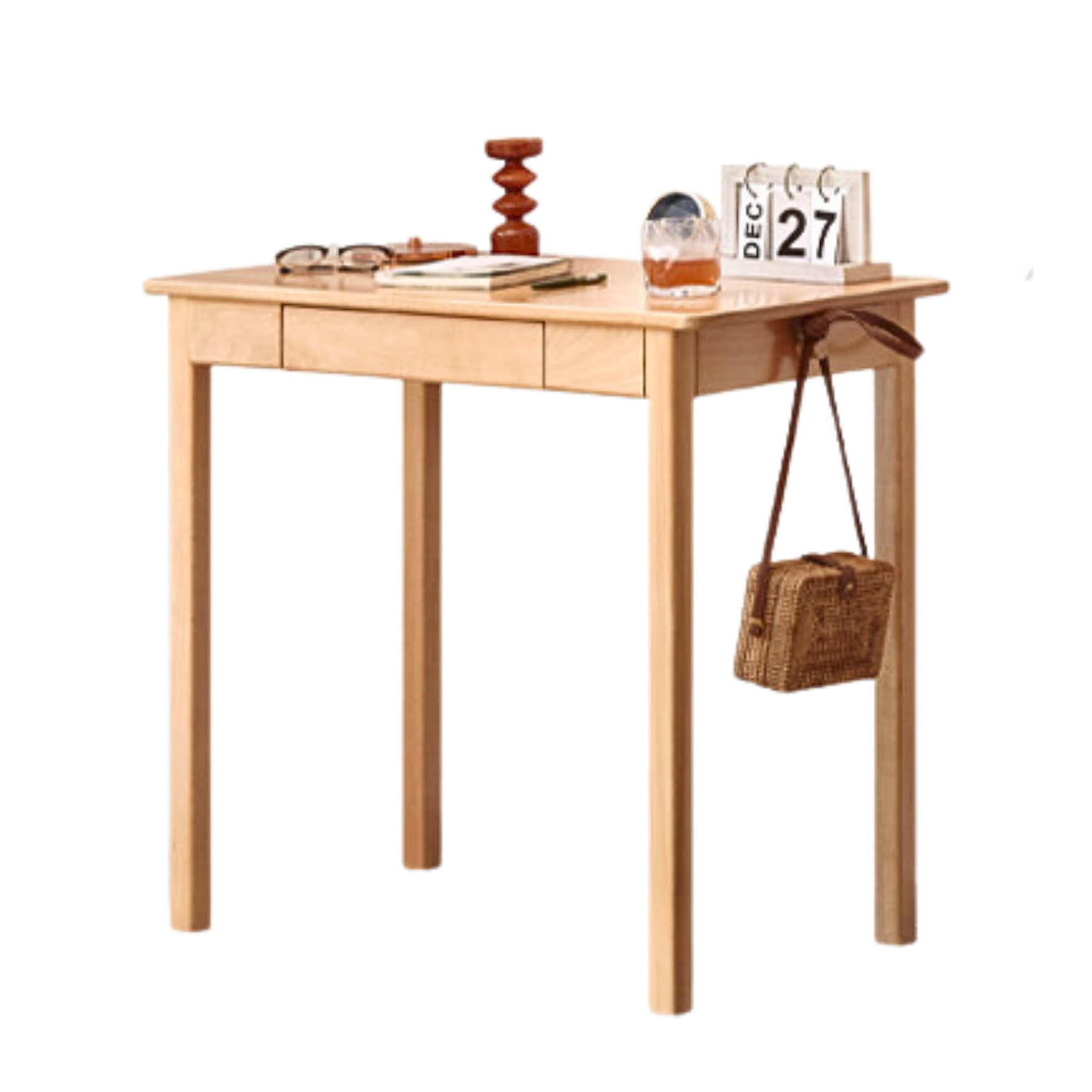 Beech solid wood office desk simple and modern-