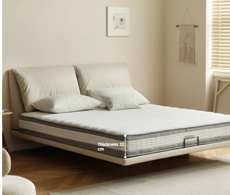 Suspension Technology Fabric Bed,Leather Bed With Light