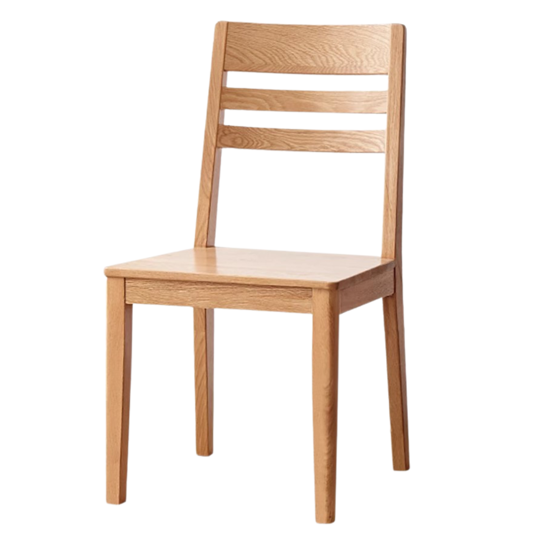 4 pcs set Oak, Ash solid wood - dining chair: