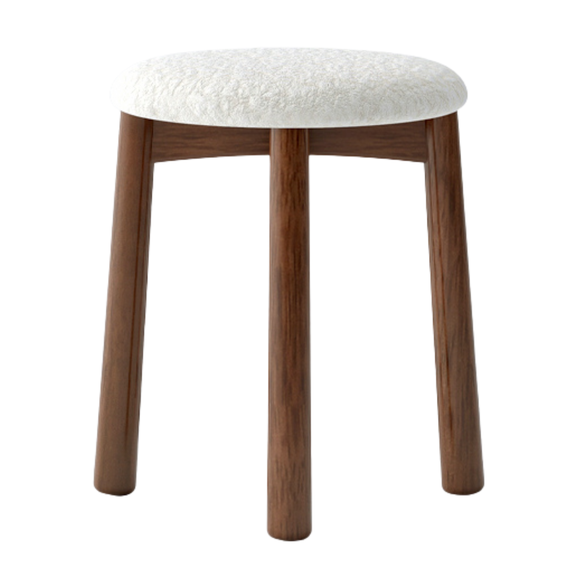 Bblack Walnut, Oak, Cherry, Beech, Sandalwood Solid Wood Makeup Stool