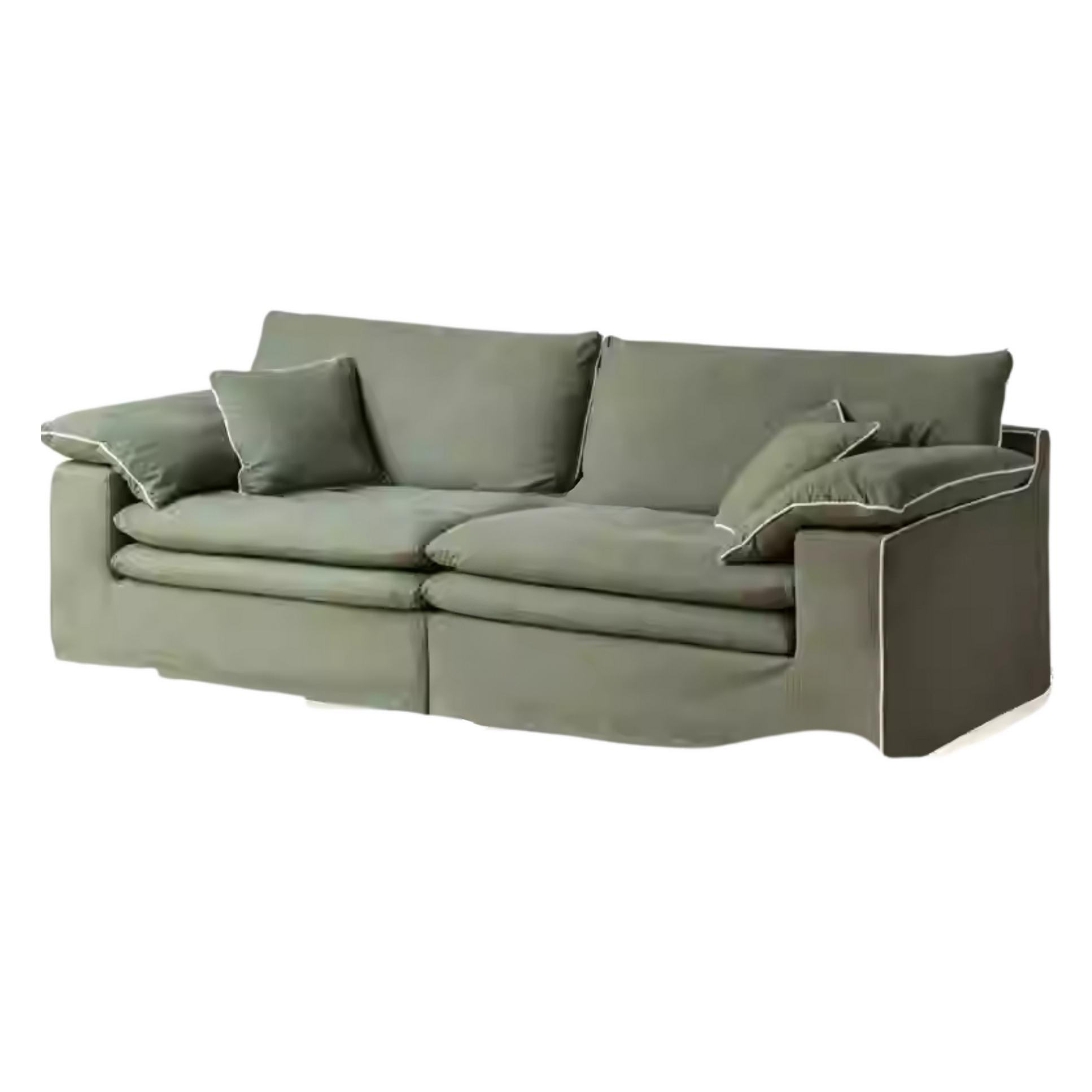 Cotton and Linen Sofa Wabi Sabi Style