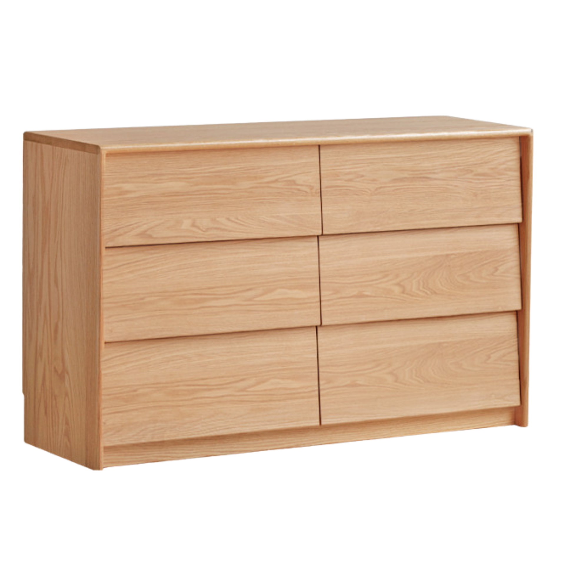 Ash, Oak Solid Wood Slanted Surface Chest of Drawers