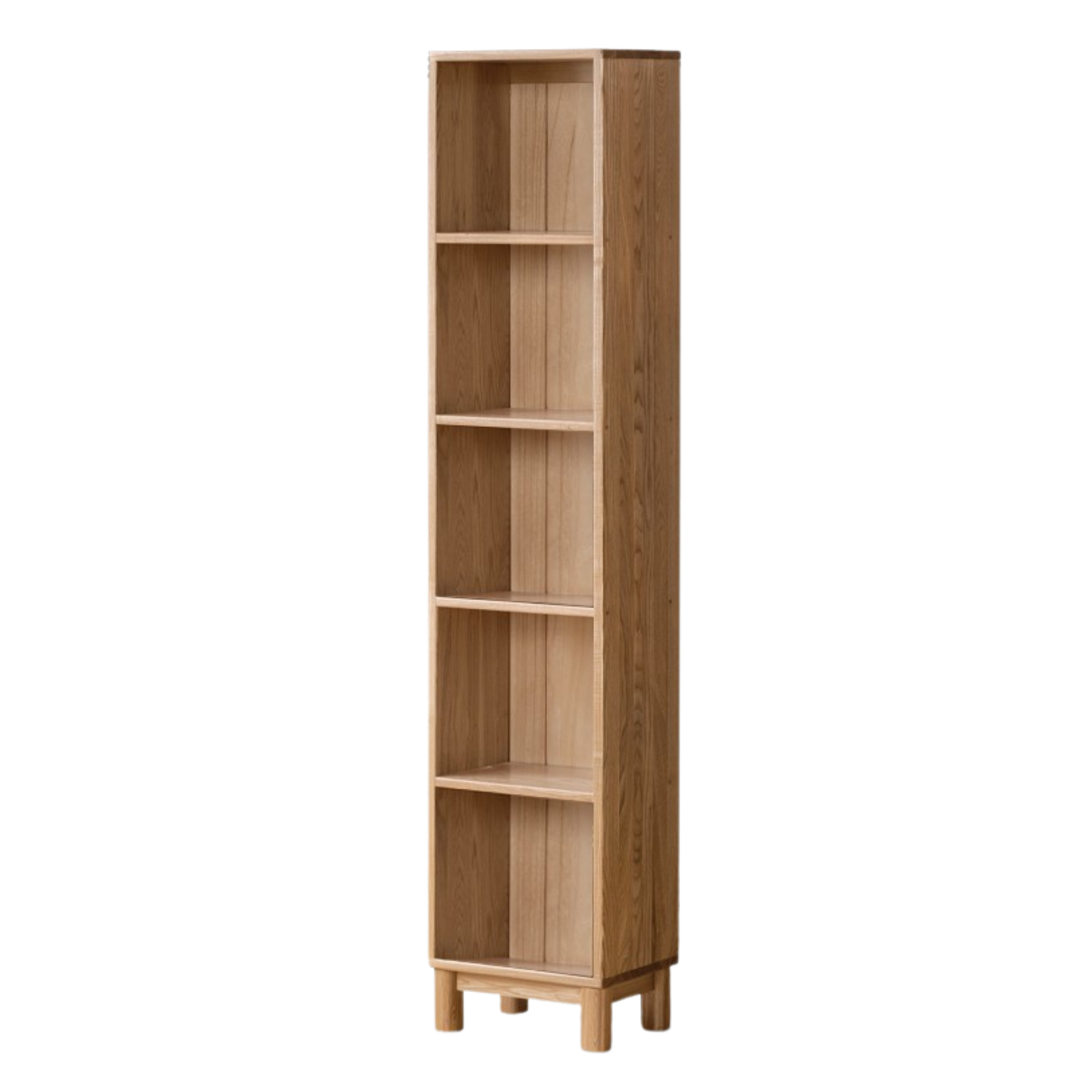 Ash Solid Wood Modern Grid Bookcase