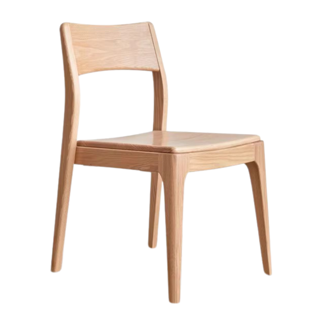 4 pcs set Oak, Ash solid wood stacking  dining chair