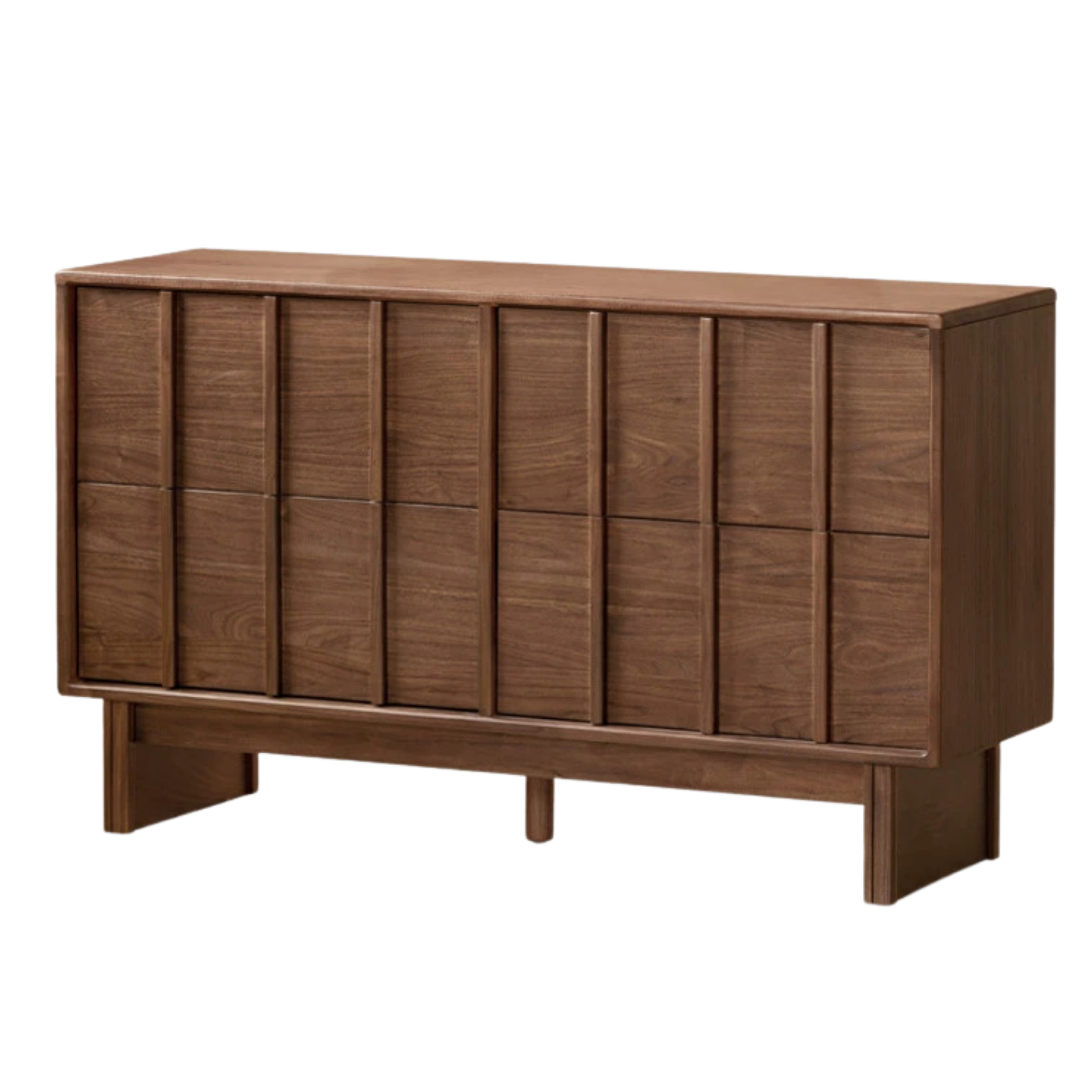 Black Walnut Solid Wood Wabi-Sabi Style Chest Of Drawers