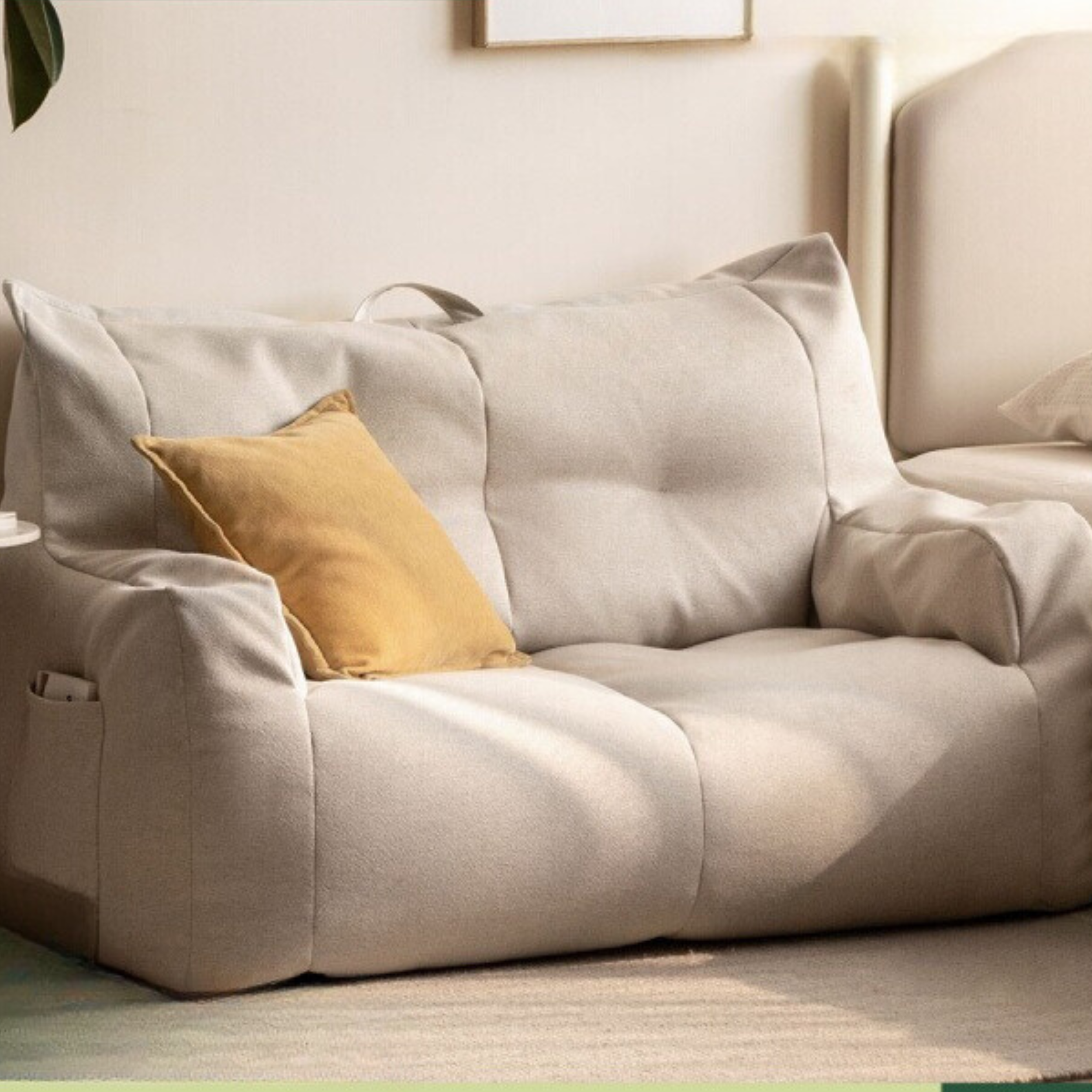 Fabric Lazy Sofa Modern Simple