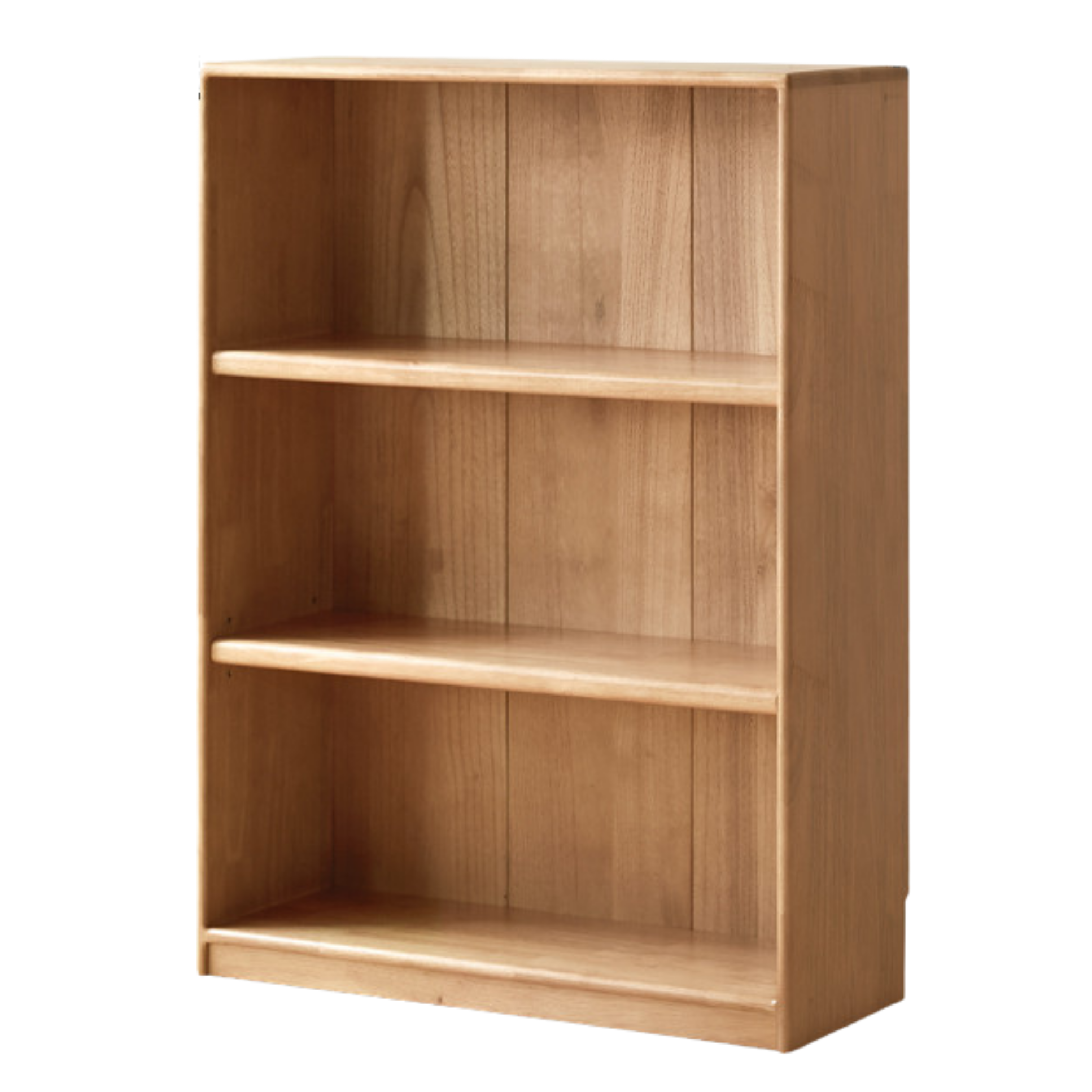 Solid Rubberwood Floor Standing Bookcase