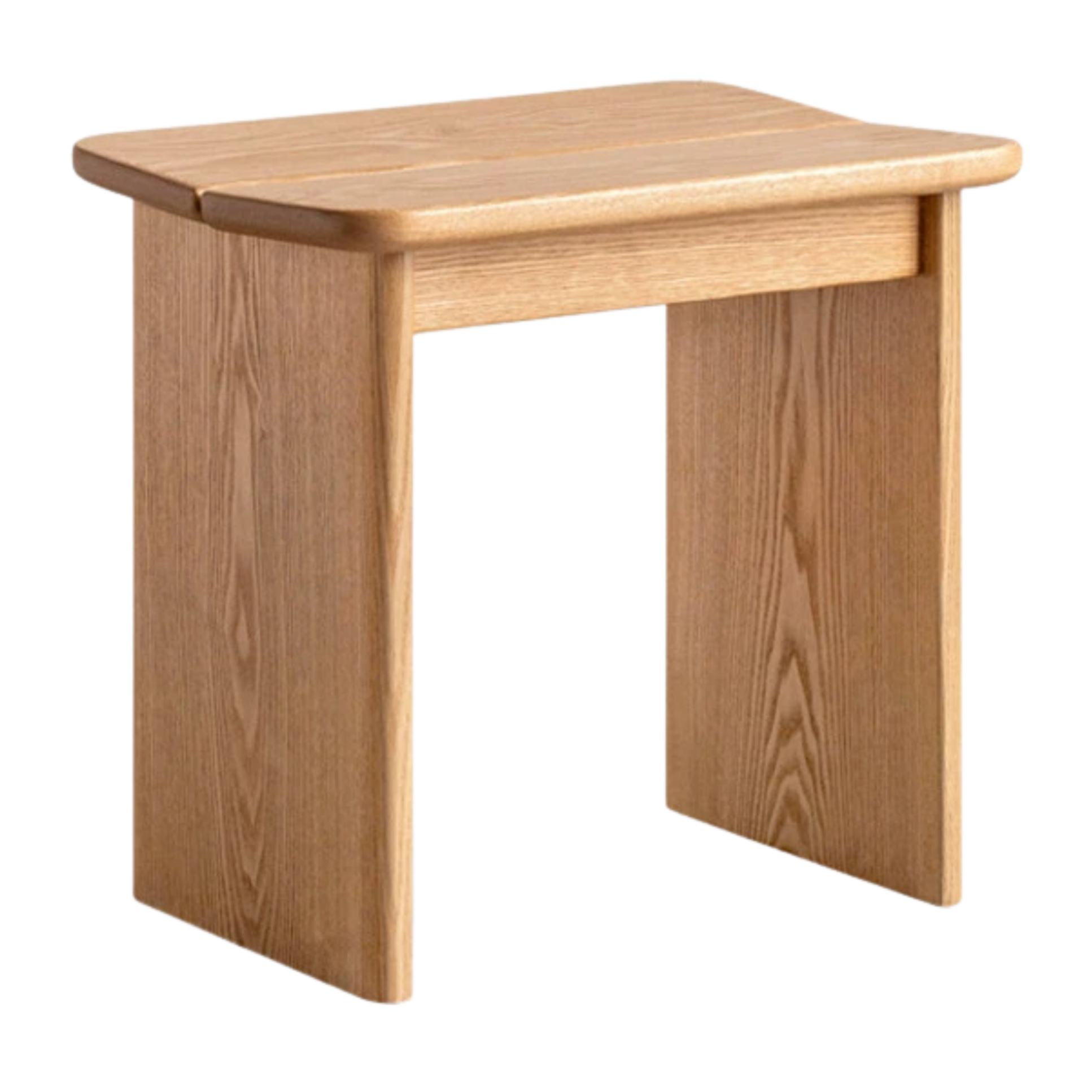 Ash Solid Wood Wabi-Sabi Style Square Chairs