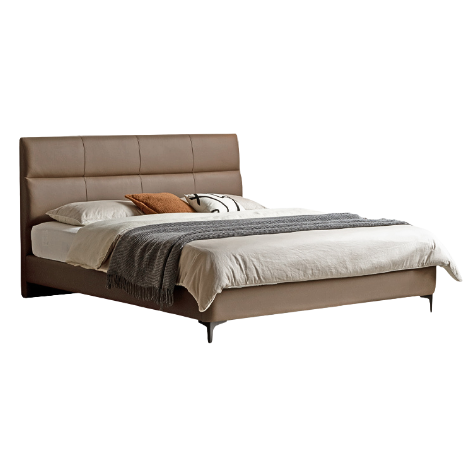 Luxury Cow Leather bed