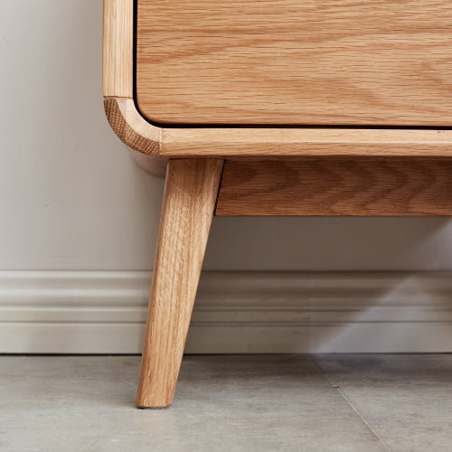 Oak Solid Wood Nightstand