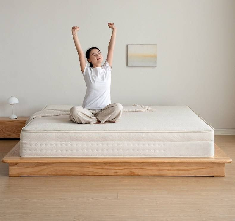 Zero Glue Certified Thick Mattress, Home Use Spring Mattress, Latex Soft Mattress, Bedroom Jute Mattress, Model Pro 23 cm