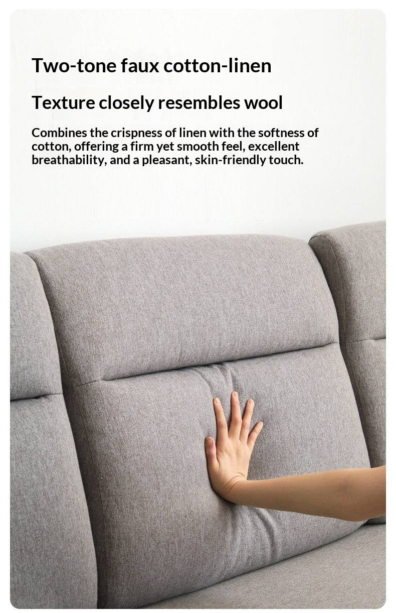 Beech Solid Wood Fabric Lounge Chair with Removable Cover