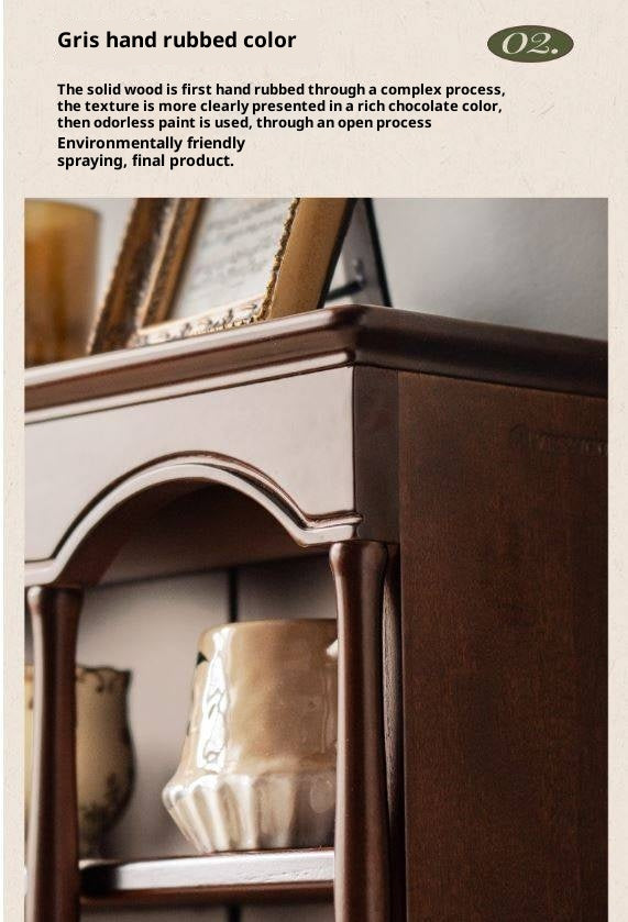 Poplar Solid Wood Wall Cabinet