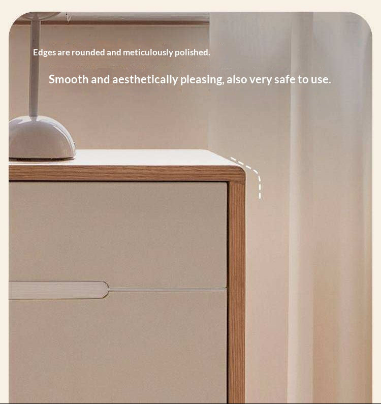 Oak Solid Wood Ultra-thin Sideboard