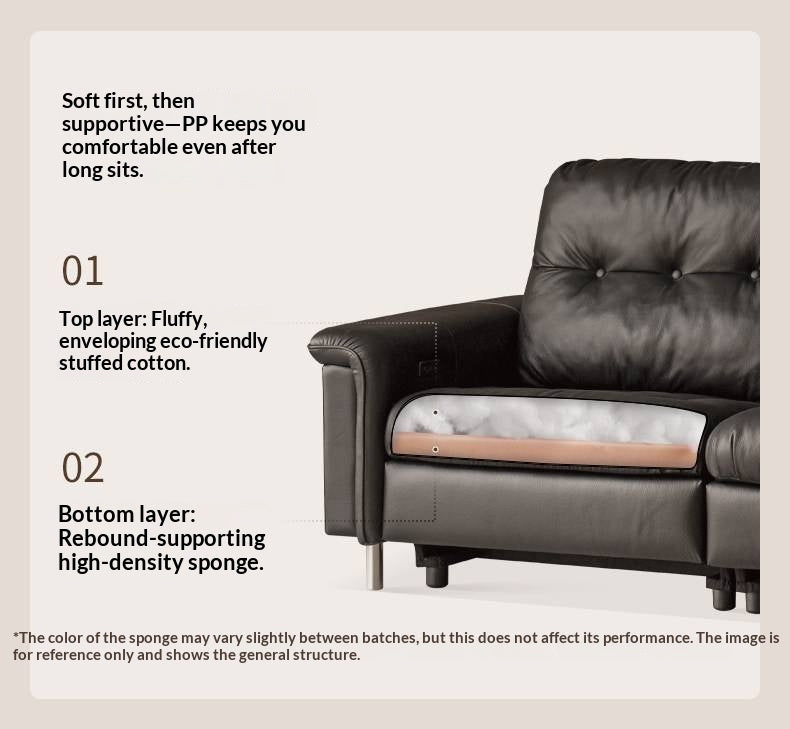 Genuine Leather Zero-Wall Power Recliner Sofa