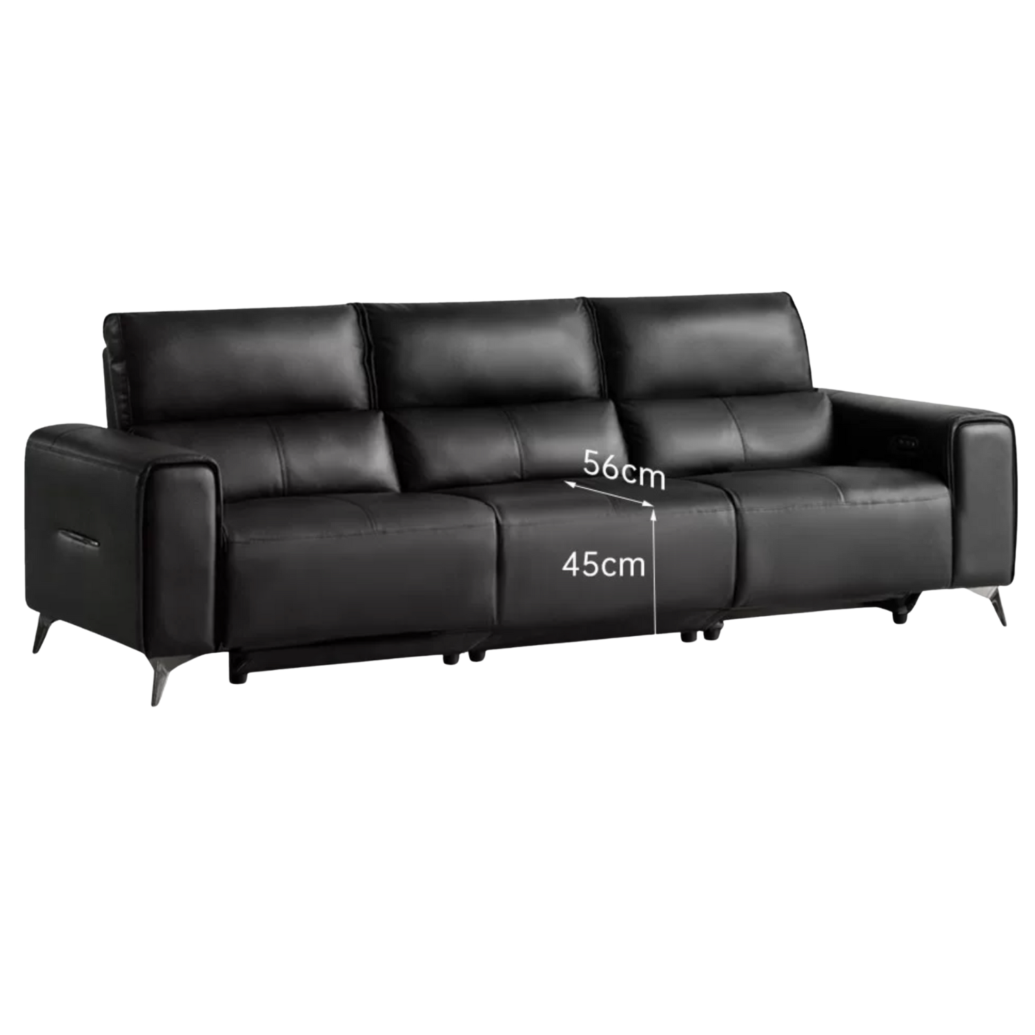Genuine Leather High Back Electric Sofa