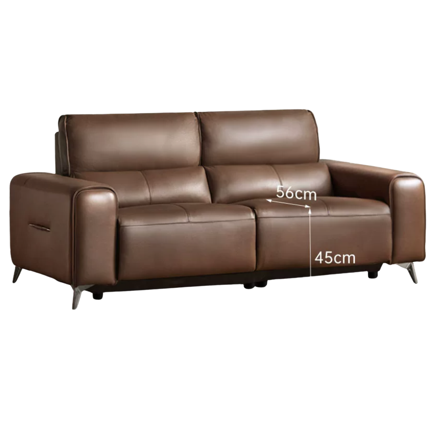 Genuine Leather High Back Electric Sofa