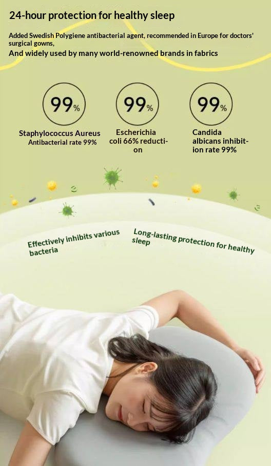 Thai Natural Latex Pillow with Neck Support and Breathable Comfort