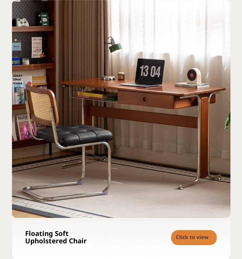 Poplar Solid Wood Bauhaus Style Office Desk