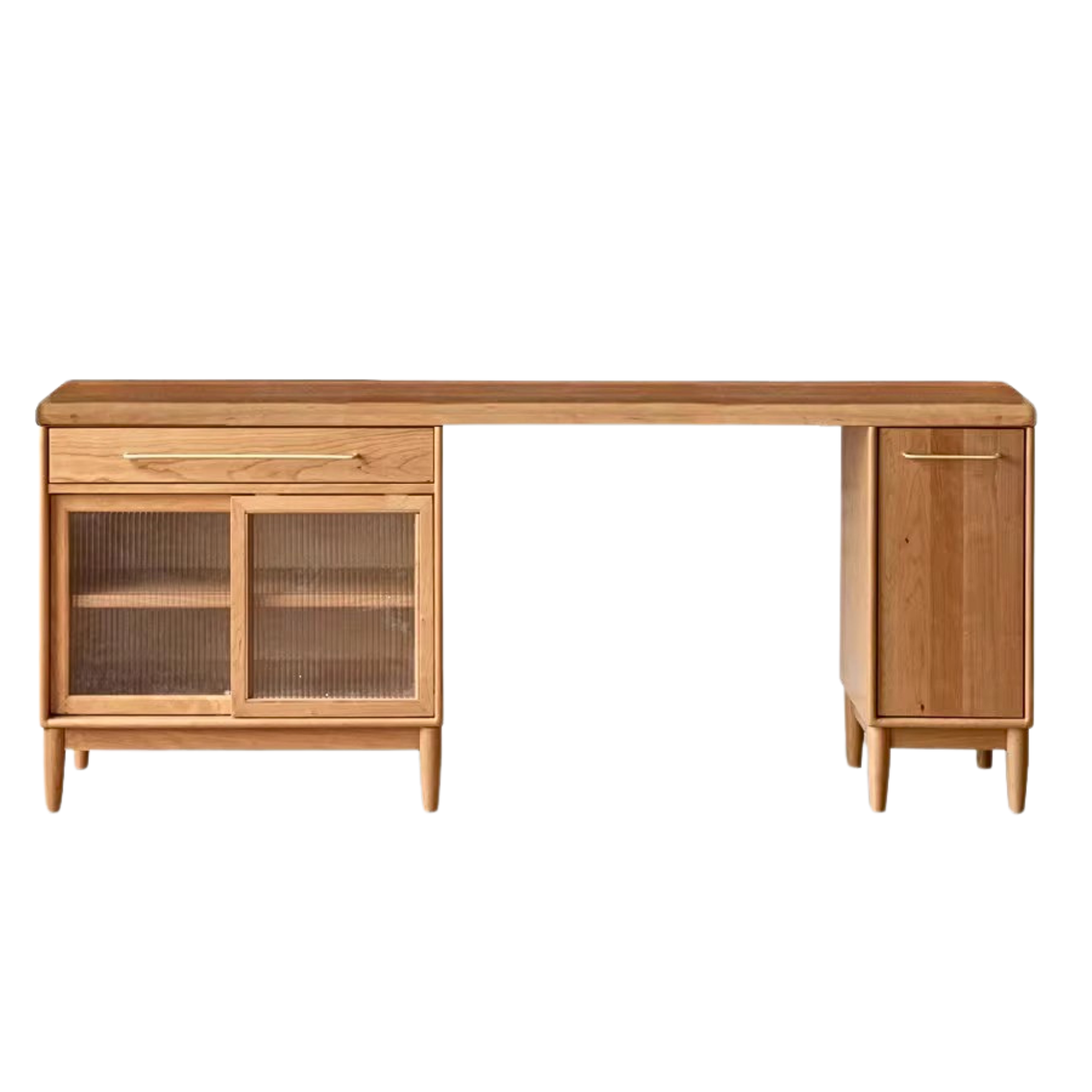 Cherry wood, Oak Solid wood Buffet cabinet :