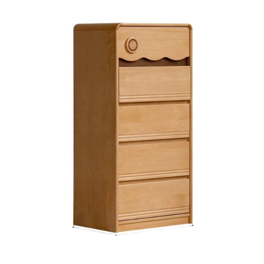 Beech Solid Wood Children's Chest of Drawers