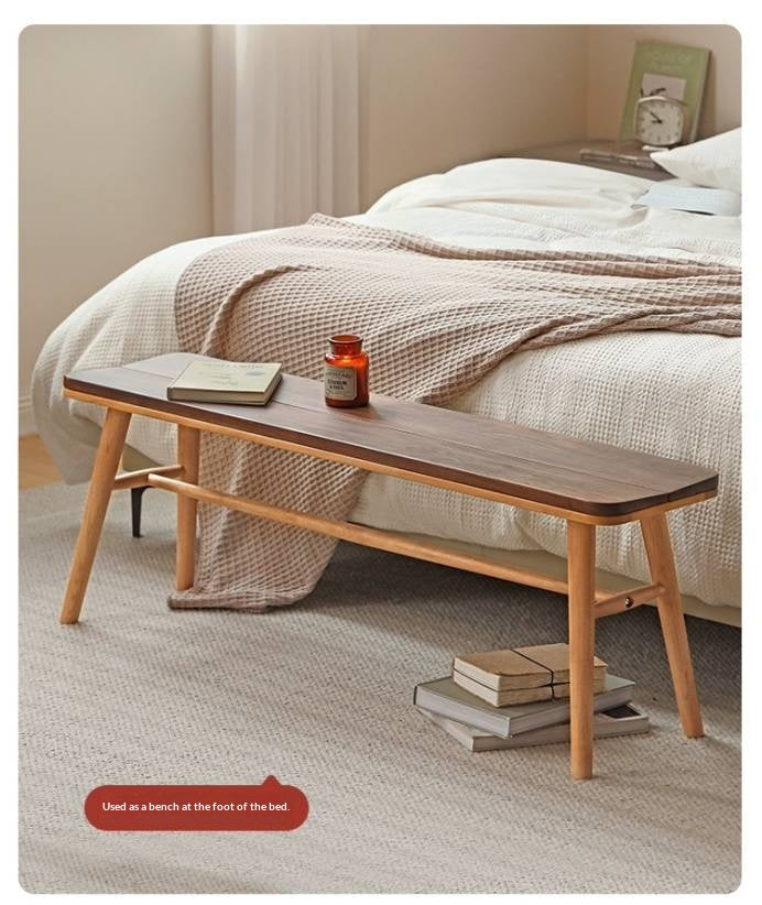 Cherry Solid Wood Long Bench