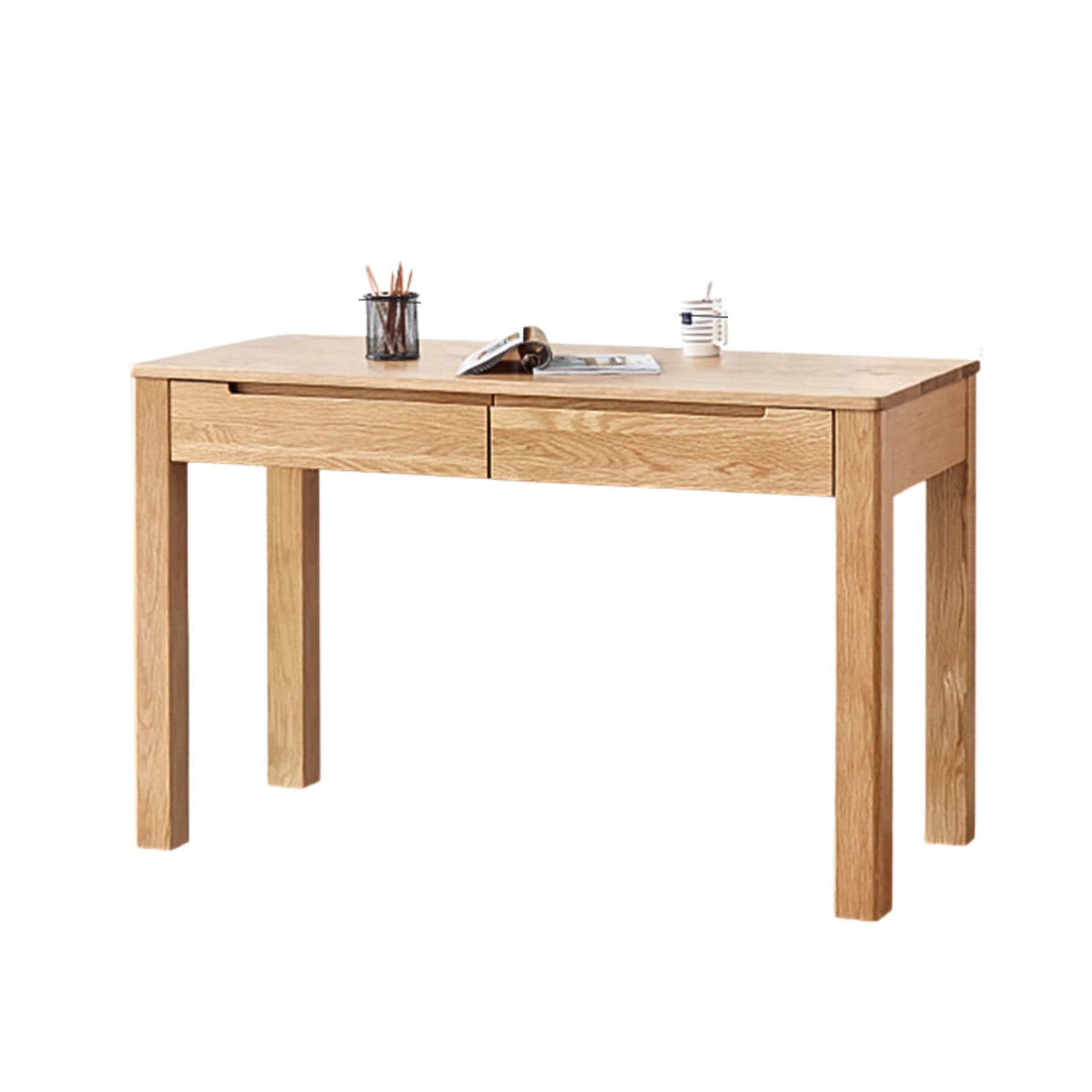 Oak, Beech solid wood Office desk: