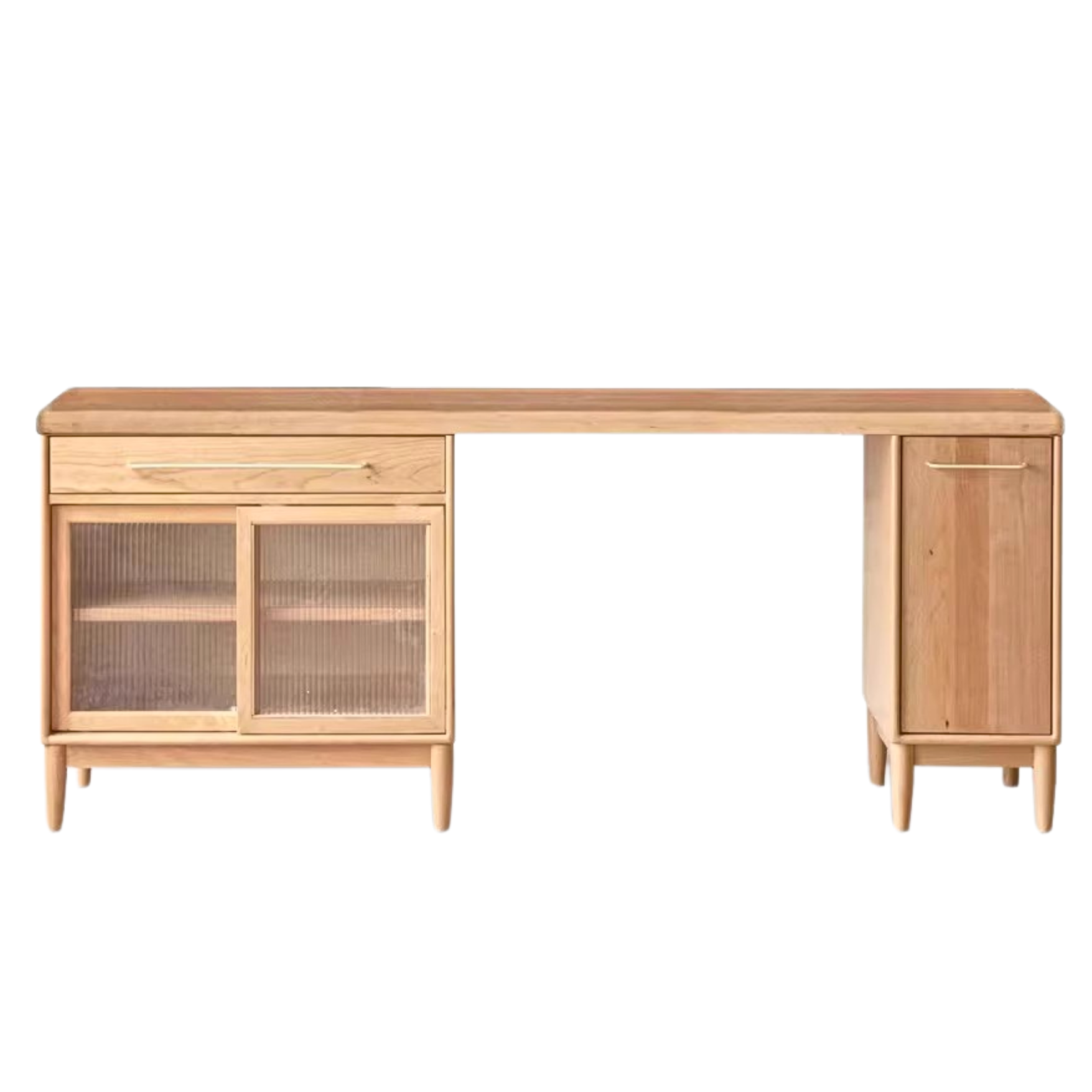 Cherry wood, Oak Solid wood Buffet cabinet :