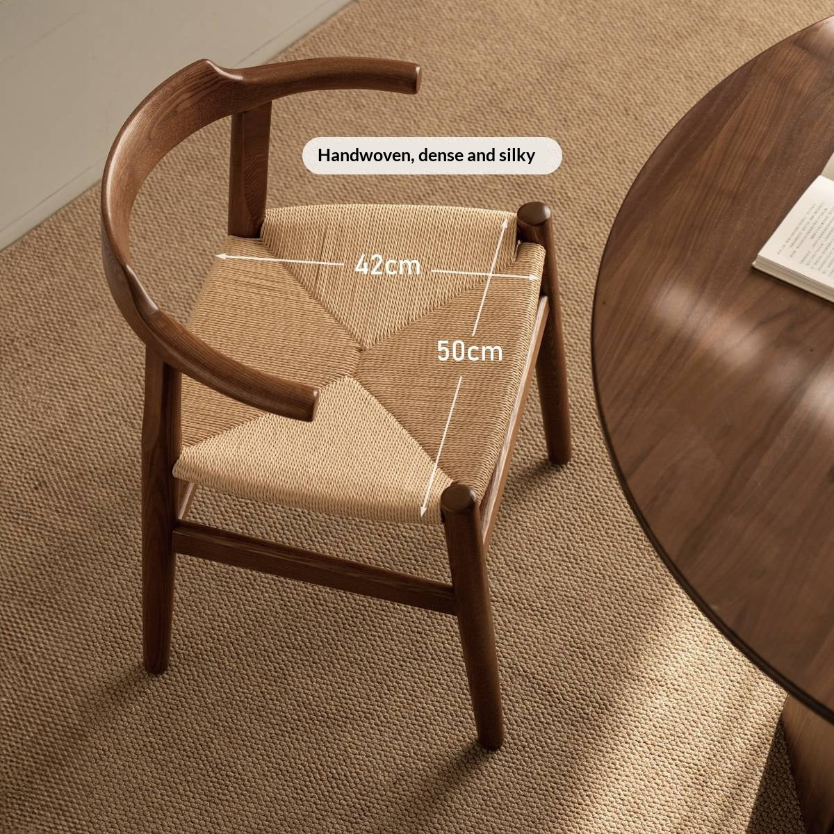 Ash Solid Wood Retro Dining Chair