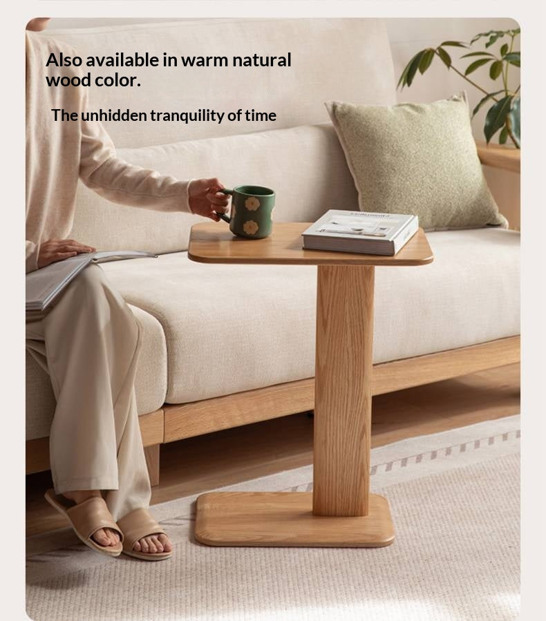 Oak Solid Wood Modern Minimalist Style Side Table