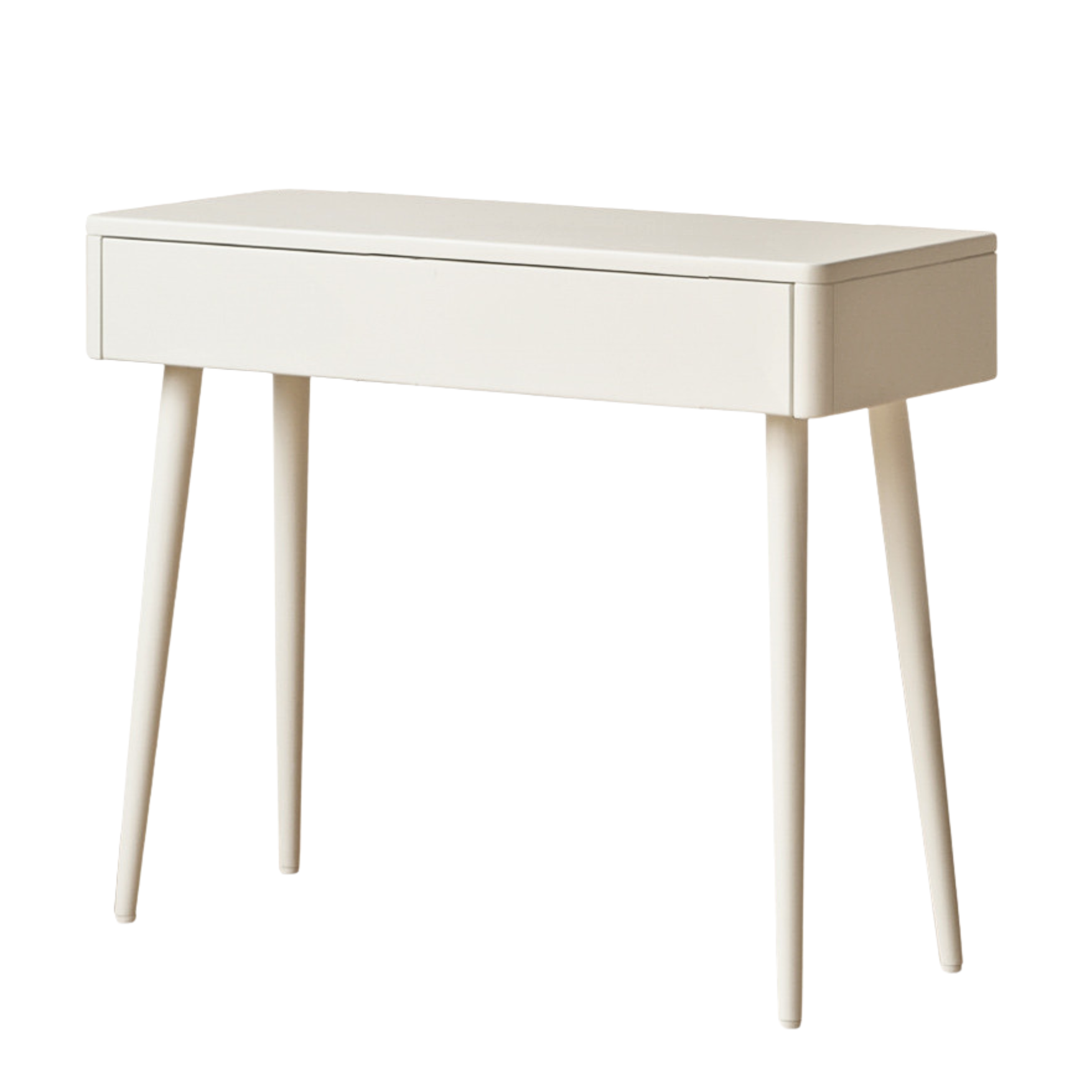 Poplar Solid Wood Cream Air Dressing Table