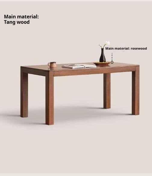 Solid Longan Hardwood Dining Table