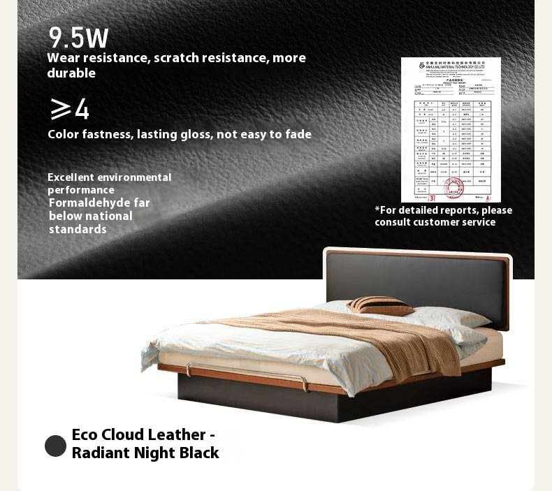 Poplar Solid Wood Soft Suspended Box Bed