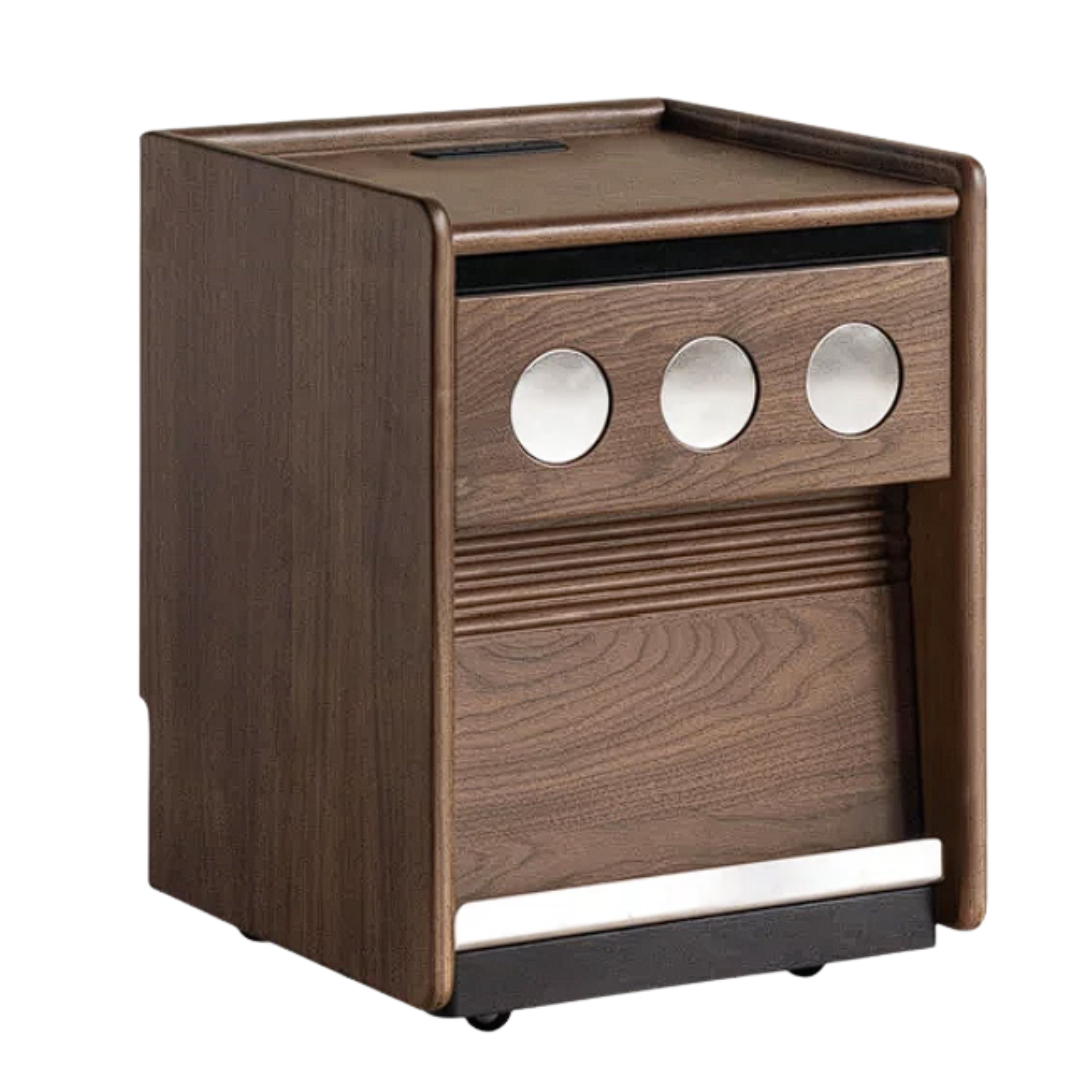 Black Walnut, Cherry, Ash, Sandalwood, Tulipwood Solid Wood Nightstand