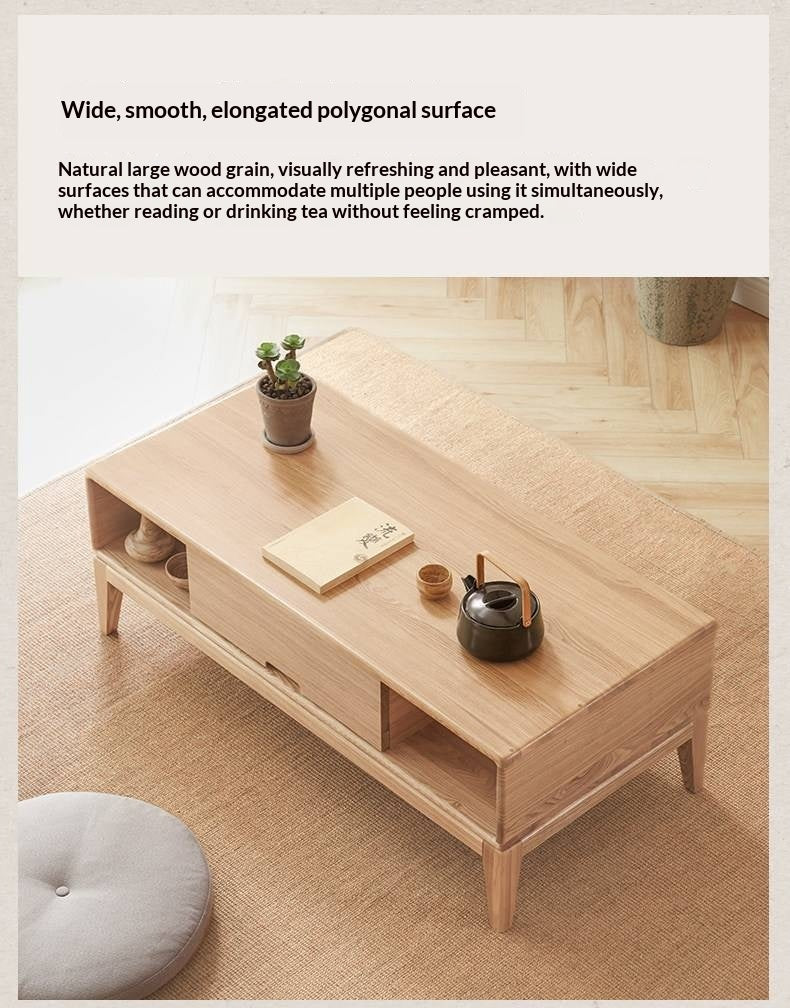 Ash Solid Wood New Style Modern Nordic Coffee Table