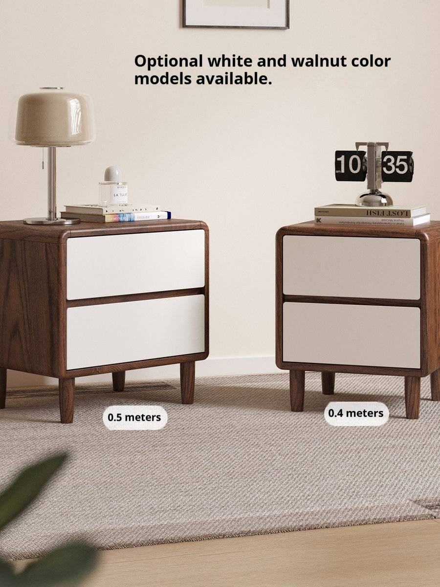Oak Solid Wood, Solid RubberWood Original Wood Style Nightstand