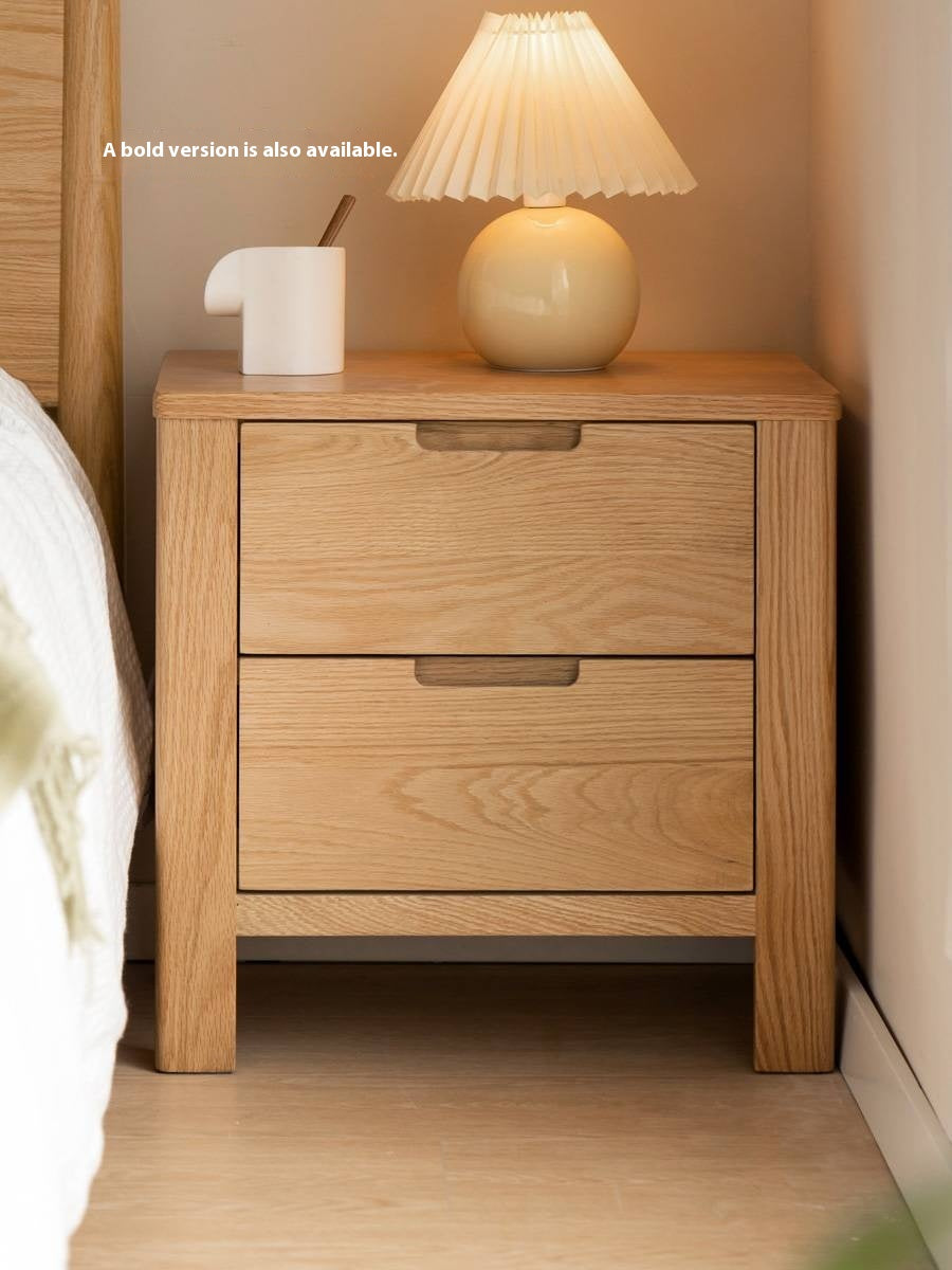 Oak Solid Wood Nordic Nightstand