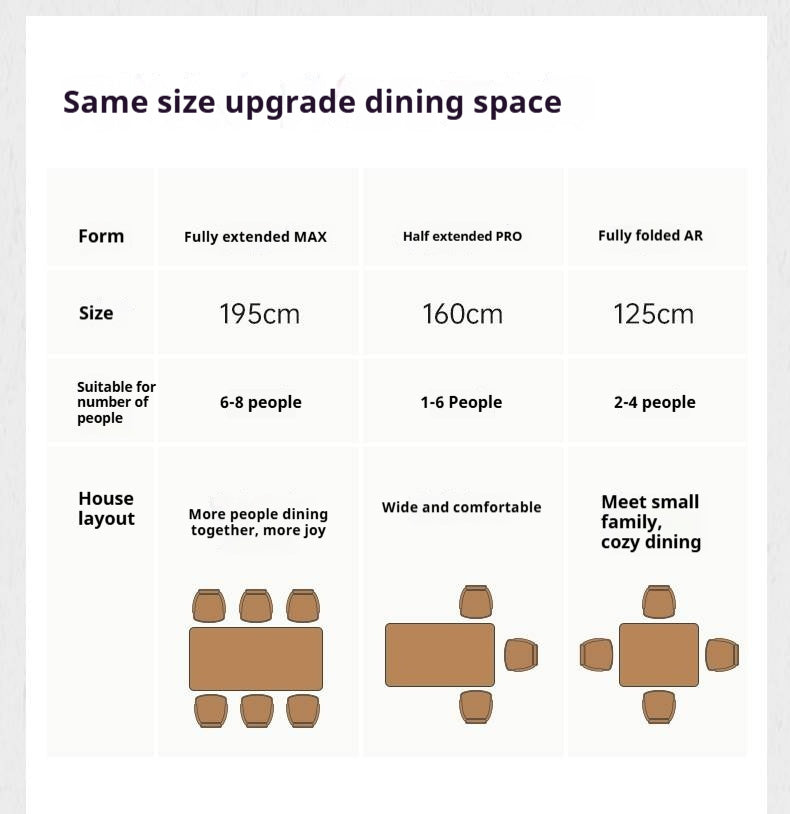 Cherry Solid Wood Extendable Slab Dining Table