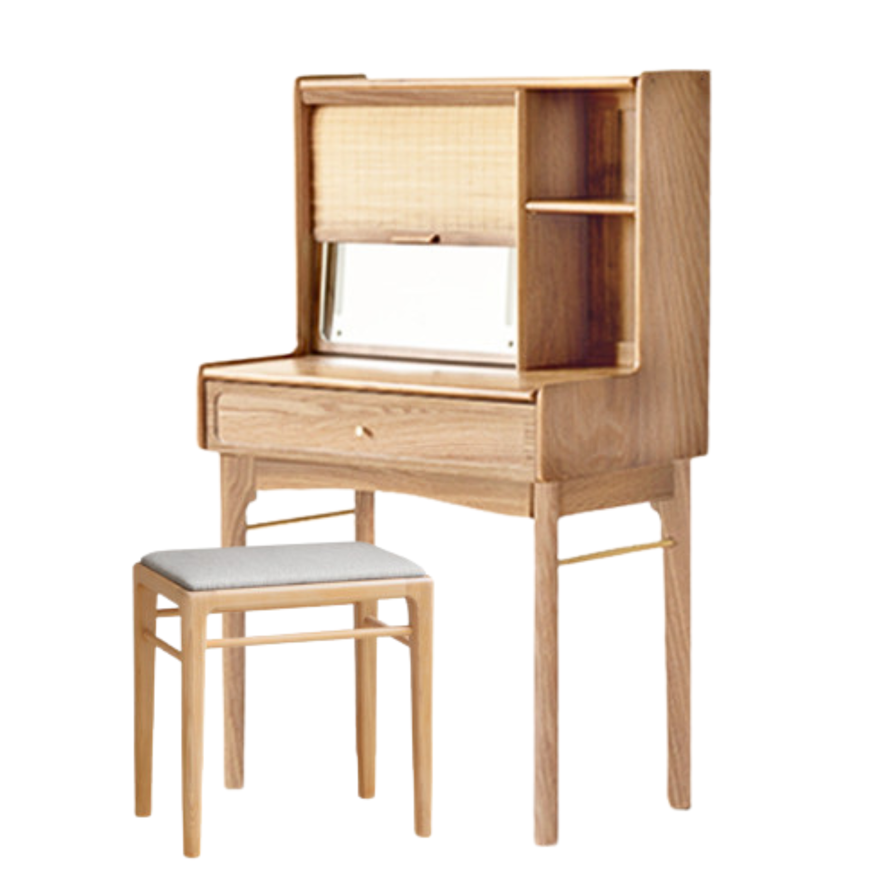 Ash, Oak, Black Walnut solid wood dressing table :