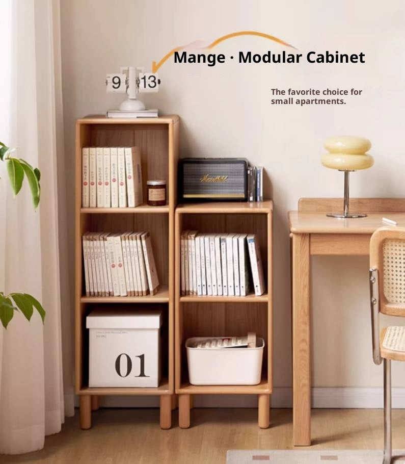 Beech Solid Wood Capacity Bookcase