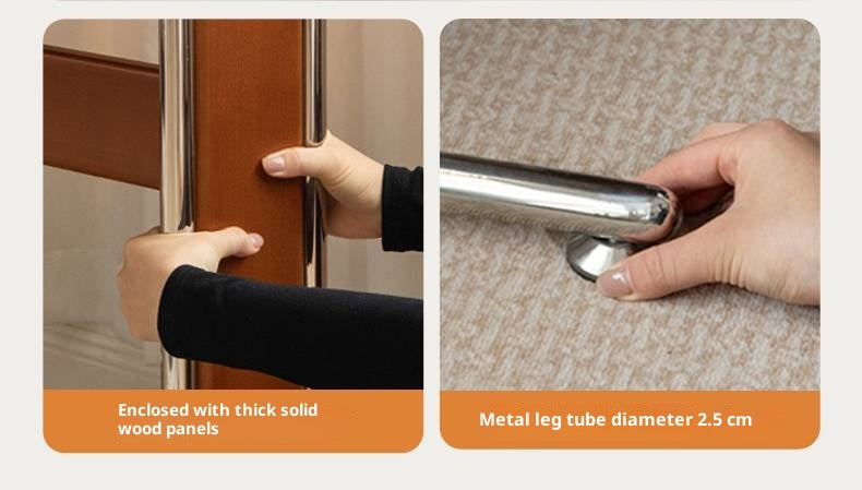 Poplar Solid Wood Bauhaus Style Office Desk