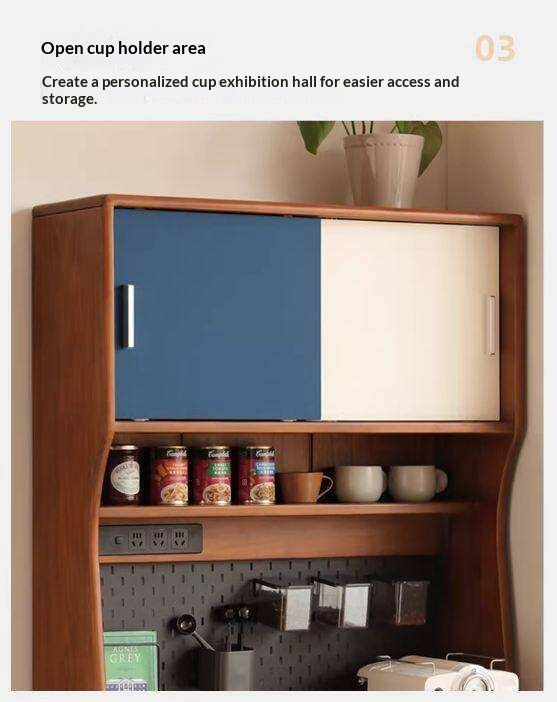 Tulipwood Solid Wood Medieval Style Sideboard